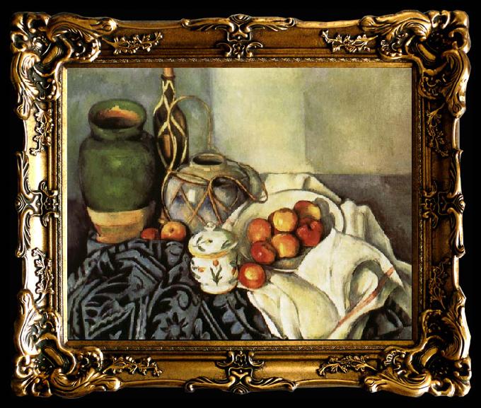 framed  Paul Cezanne Nature morte avec, Ta017